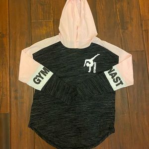Justice Girls size 10 hooded shirt